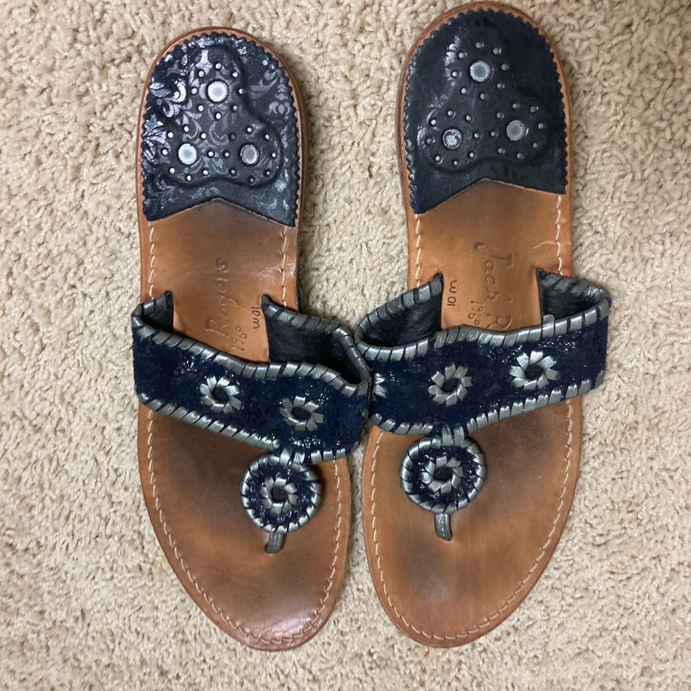Jack Rogers size 10 in navy